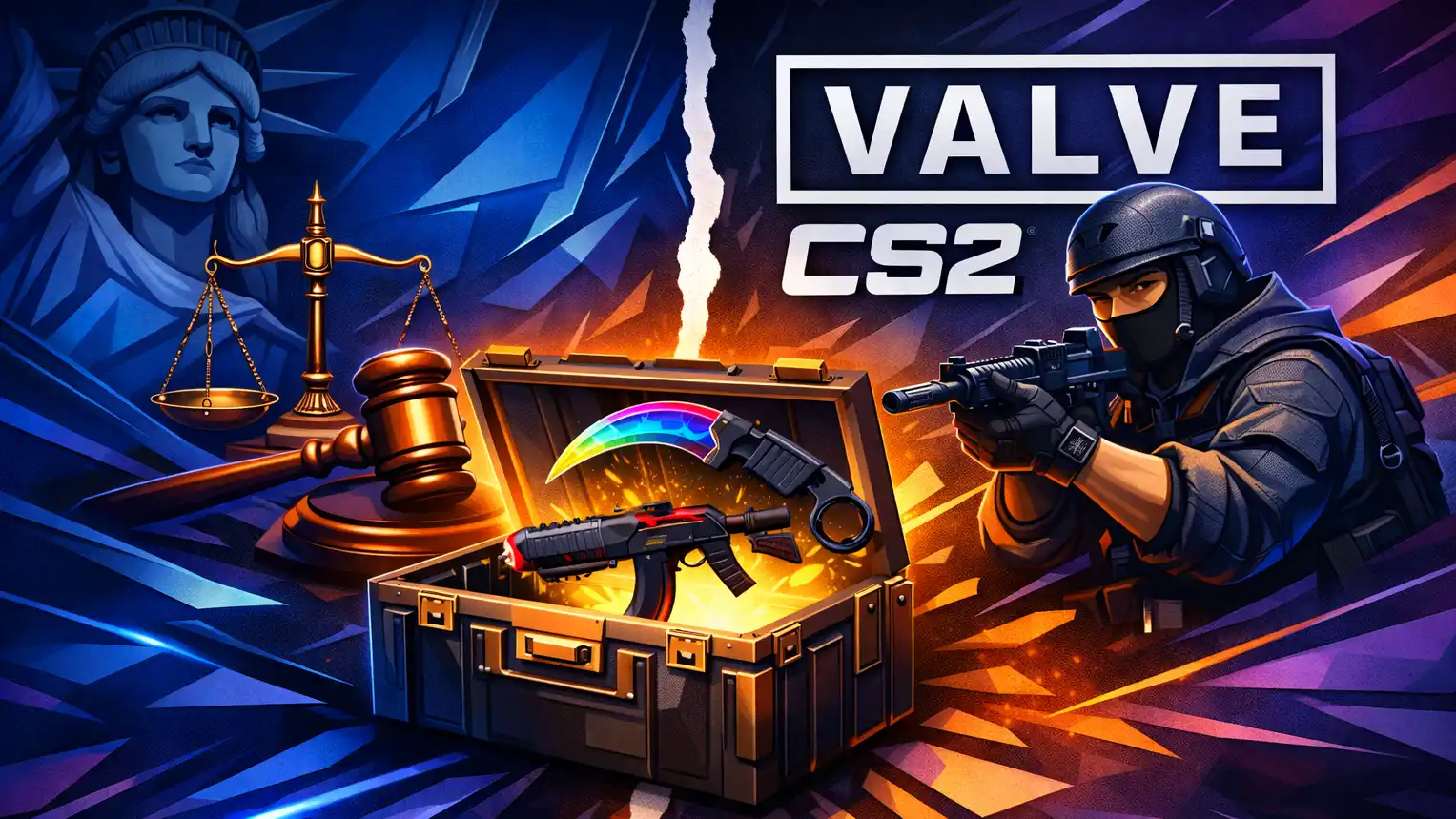 Valve Responds to New York Lawsuit Over CS2 Loot Boxes, Rejects Gambling Allegations